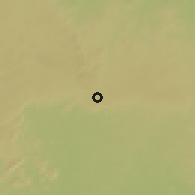 Shaded relief of the 60 km around Ire Ekiti, drawn from the GMTED2010 grid