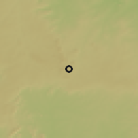 Shaded relief of the 60 km around Itapa, drawn from the GMTED2010 grid