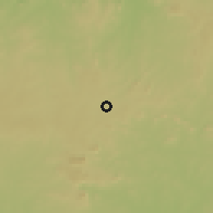 Shaded relief of the 60 km around Iya, drawn from the GMTED2010 grid