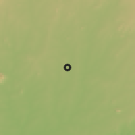 Shaded relief of the 60 km around Keffi, drawn from the GMTED2010 grid