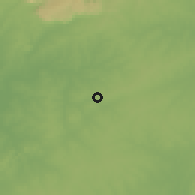 Shaded relief of the 60 km around Lafia, drawn from the GMTED2010 grid