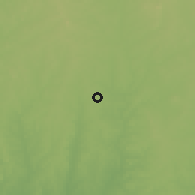 Shaded relief of the 60 km around Lalupon, drawn from the GMTED2010 grid