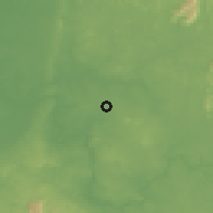 Shaded relief of the 60 km around Akparabong, drawn from the GMTED2010 grid