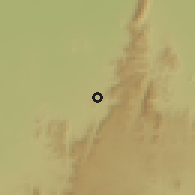 Shaded relief of the 60 km around Madagali, drawn from the GMTED2010 grid