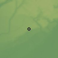 Shaded relief of the 60 km around Akuku Agbor, drawn from the GMTED2010 grid