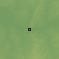 Shaded relief of the 60 km around Makurdi, drawn from the GMTED2010 grid