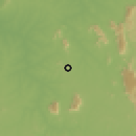 Shaded relief of the 60 km around Mararaba, drawn from the GMTED2010 grid