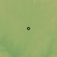 Shaded relief of the 60 km around Mariga, drawn from the GMTED2010 grid