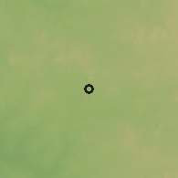 Shaded relief of the 60 km around Minna, drawn from the GMTED2010 grid