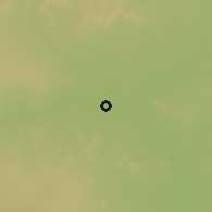 Shaded relief of the 60 km around Nafada, drawn from the GMTED2010 grid