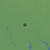 Shaded relief of the 60 km around Ogbogoro, drawn from the GMTED2010 grid