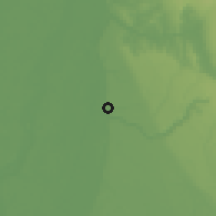 Shaded relief of the 60 km around Oguta, drawn from the GMTED2010 grid