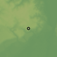 Shaded relief of the 60 km around Ogwashi Uku, drawn from the GMTED2010 grid
