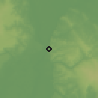 Shaded relief of the 60 km around Onitsha, drawn from the GMTED2010 grid