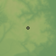 Shaded relief of the 60 km around Onitsha Ugbo, drawn from the GMTED2010 grid