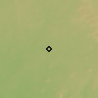 Shaded relief of the 60 km around Oshogbo, drawn from the GMTED2010 grid