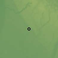 Shaded relief of the 60 km around Owerri, drawn from the GMTED2010 grid