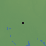 Shaded relief of the 60 km around Ozuoba, drawn from the GMTED2010 grid