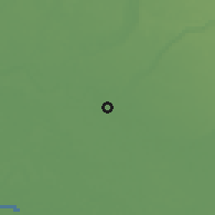 Shaded relief of the 60 km around Sapele, drawn from the GMTED2010 grid