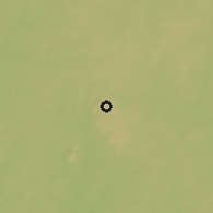 Shaded relief of the 60 km around Shaki, drawn from the GMTED2010 grid