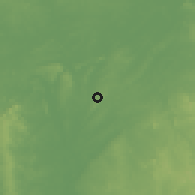 Shaded relief of the 60 km around Ugep, drawn from the GMTED2010 grid