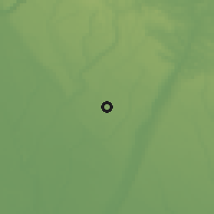 Shaded relief of the 60 km around Umu Igago, drawn from the GMTED2010 grid