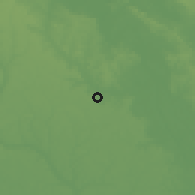 Shaded relief of the 60 km around Uyo, drawn from the GMTED2010 grid