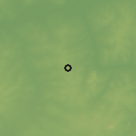 Shaded relief of the 60 km around Wannune, drawn from the GMTED2010 grid