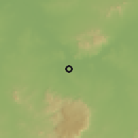 Shaded relief of the 60 km around Yola, drawn from the GMTED2010 grid