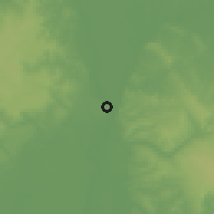 Shaded relief of the 60 km around Asaba, drawn from the GMTED2010 grid