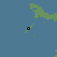Shaded relief of the 58 km around Albert Town, drawn from the GMTED2010 grid