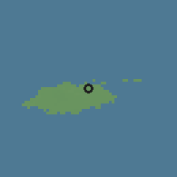 Shaded relief of the 58 km around Nassau, drawn from the GMTED2010 grid