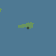 Shaded relief of the 58 km around Port Nelson, drawn from the GMTED2010 grid