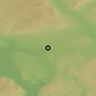 Shaded relief of the 45 km around Ådalsbruk, drawn from the GMTED2010 grid
