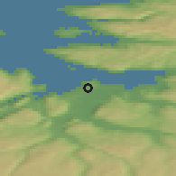 Shaded relief of the 41 km around Alta, drawn from the GMTED2010 grid