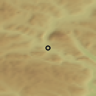 Shaded relief of the 44 km around Alvdal, drawn from the GMTED2010 grid