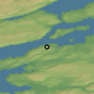 Shaded relief of the 44 km around Ekne, drawn from the GMTED2010 grid