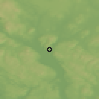 Shaded relief of the 45 km around Fetsund, drawn from the GMTED2010 grid