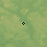 Shaded relief of the 45 km around Flateby, drawn from the GMTED2010 grid