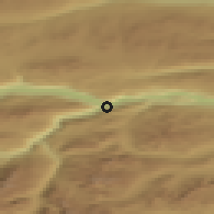 Shaded relief of the 44 km around Fossbergom, drawn from the GMTED2010 grid