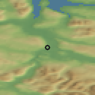 Shaded relief of the 41 km around Andslimoen, drawn from the GMTED2010 grid