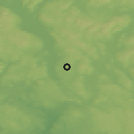 Shaded relief of the 45 km around Heiås, drawn from the GMTED2010 grid