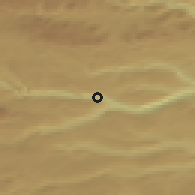 Shaded relief of the 45 km around Hol, drawn from the GMTED2010 grid