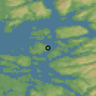 Shaded relief of the 46 km around Judaberg, drawn from the GMTED2010 grid