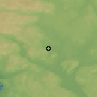 Shaded relief of the 45 km around Ask, drawn from the GMTED2010 grid