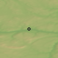 Shaded relief of the 41 km around Karasjok, drawn from the GMTED2010 grid
