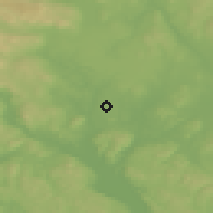 Shaded relief of the 45 km around Kløfta, drawn from the GMTED2010 grid