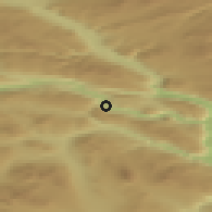 Shaded relief of the 44 km around Lalm, drawn from the GMTED2010 grid