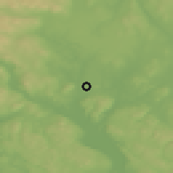 Shaded relief of the 45 km around Lindeberg, drawn from the GMTED2010 grid
