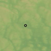 Shaded relief of the 45 km around Magnor, drawn from the GMTED2010 grid